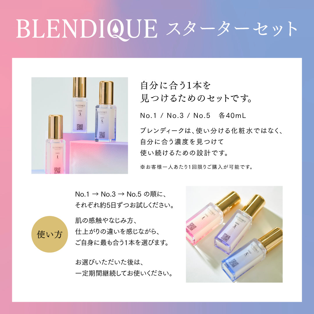 【スターターセット】インフュージングローション（40ml×3）